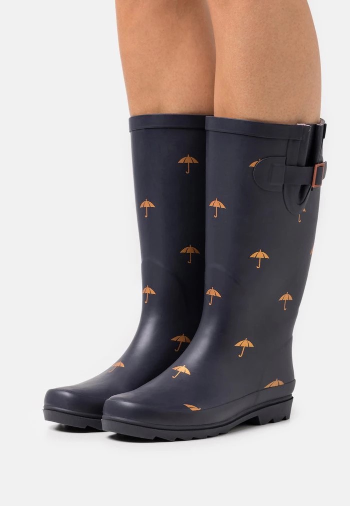 Botte ANNA FIELD Anna Field Wellies Bleu Marine Femme | EHW-4127590